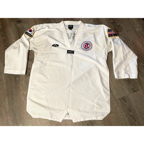 Best Sang Moo Sa Martial Arts US World Class Taekwondo uniform GI shirt adult 7 - Picture 1 of 11